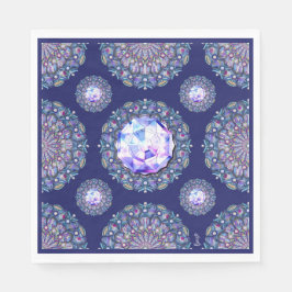 Servilleta De Papel Rosario azul