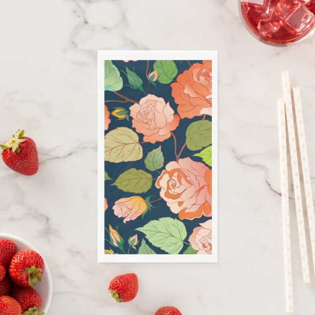 Servilleta De Papel Rosas 15 (In situ)