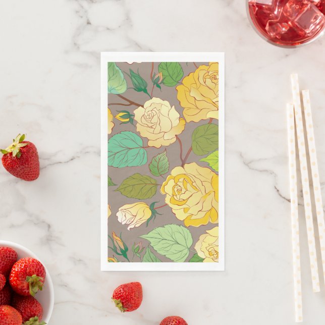 SERVILLETA DE PAPEL ROSAS 3 (In situ)