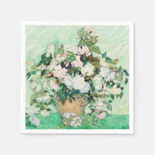 Servilleta De Papel Rosas de Vincent van Gogh