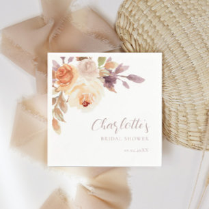 Servilleta De Papel Rosas del Boho Fall