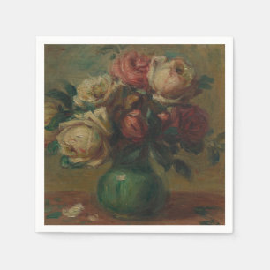 Servilleta De Papel Rosas en floración en una bolsa de Pierre Renoir C