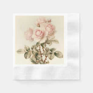 Servilleta De Papel Rosas románticos de Victoria