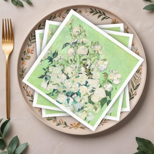 Servilleta De Papel Rosas, Vincent van Gogh (Subido por el creador)