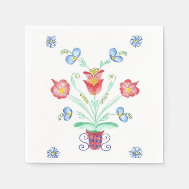 Servilleta De Papel Rosemal Napkin (Anverso)