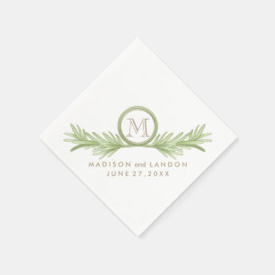 Servilleta De Papel Rosemary Sprigs Boda herbal