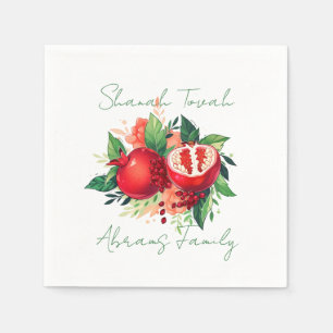 Servilleta De Papel Rosh Hashanah Shanah Tovah Pomegranate