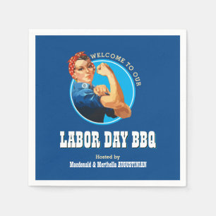 Servilleta De Papel Rosie Riveter LABOR DAY BBQ
