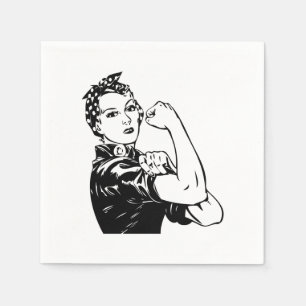 Servilleta De Papel Rosie the Riveter