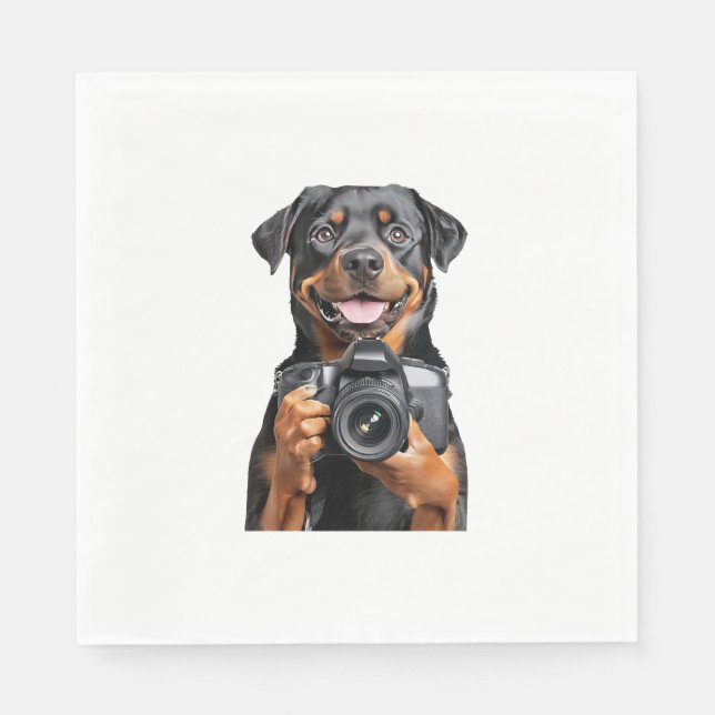 Servilleta De Papel Rottweiler   (Anverso)