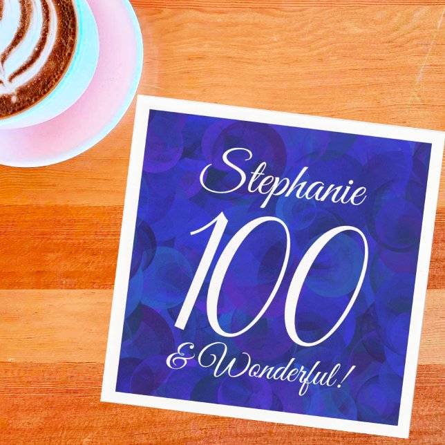 Servilleta De Papel Royal Blue 100 y la maravillosa fiesta de cumpleañ (Subido por el creador)