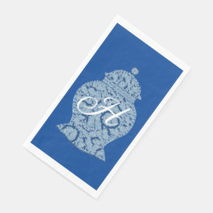 Servilleta De Papel Royal Blue Jar Ginger Jars Mosaic