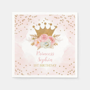 Servilleta De Papel Royal Princess Ping floral Birthday