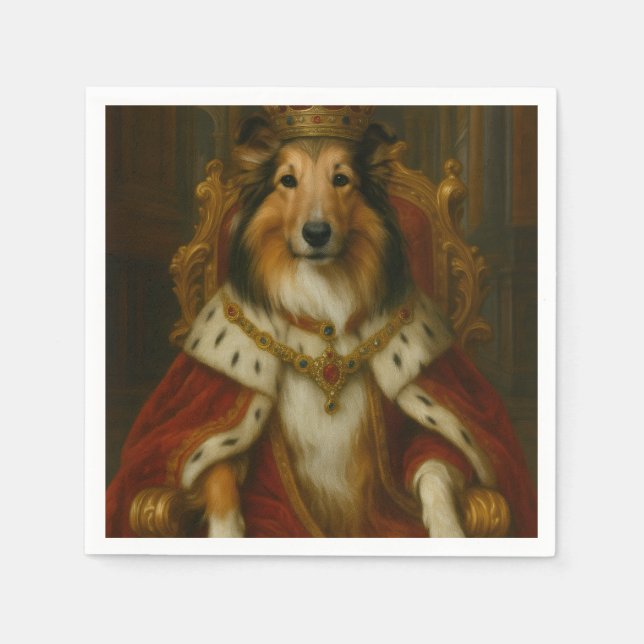 Servilleta De Papel Royal Sheltie (Anverso)