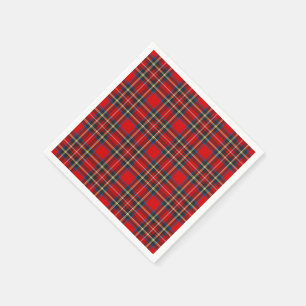 Servilleta De Papel Royal Stewart Tartán Plaid Scottish Pattern