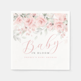 Servilleta De Papel Rubor Baby In Bloom Baby Shower