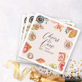 Servilleta De Papel Rubor Bridal Brunch Waffles Pancakes