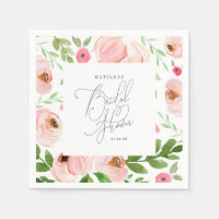 Rubor floral acuática Ducha de novia