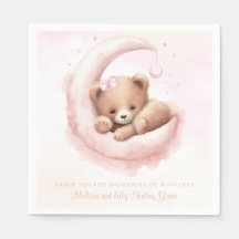 Rubor Pink Bear Chica Baby Shower