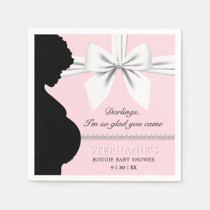 Servilleta De Papel Rubor Pink Glam Elegnic Tiffany Baby Shower