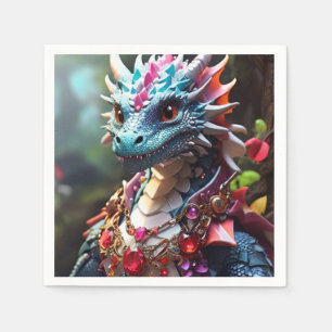 Servilleta De Papel Ruby Dragon