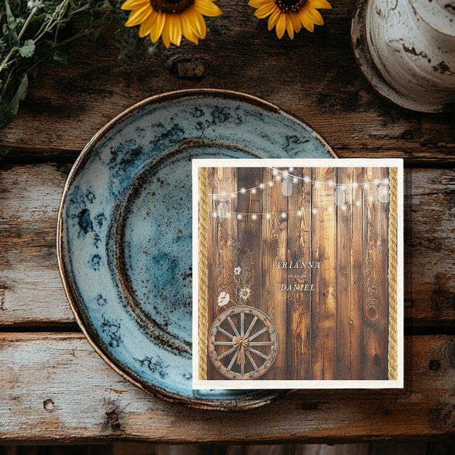 Servilleta De Papel Rueda de carrete occidental Mason Jar Luces (Subido por el creador)