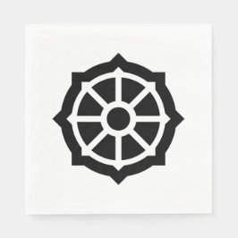 Servilleta De Papel Rueda de Dharma (Budismo, hinduismo)