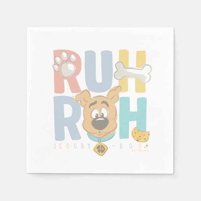 Servilleta De Papel "Ruh Roh" (Anverso)