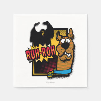 Servilleta De Papel Ruh-Roh Scooby-Doo y un fantasma