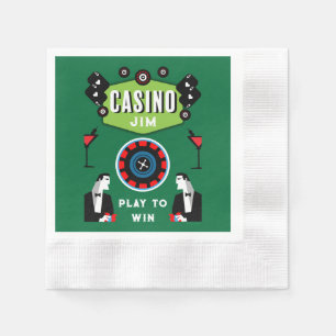 Servilleta De Papel Ruleta de póquer de juegos de casino