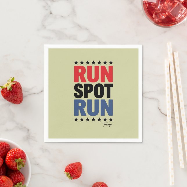 Servilleta De Papel Run Spot Run Trump 2024 (In situ)