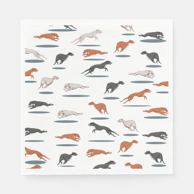 SERVILLETA DE PAPEL RUNNY GRAY HOUND 12000 TRANS (Anverso)