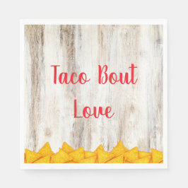 Servilleta De Papel Rustic Fiesta Shower Paper Napkins | Taco ‘Bout