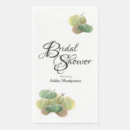 Servilleta De Papel Rústica ducha nupcial caída hojas Aspen