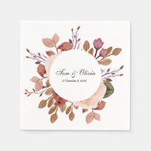 Rústico Boho Boda Napkins