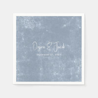 Rústico Dusty Blue White Trendy Textura simple
