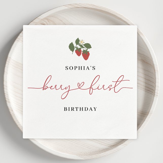 Servilleta De Papel Rústico Elegante Chica Berry Primer Partido de Cum (Subido por el creador)