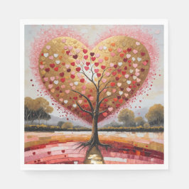 Servilleta De Papel Ruta al corazón