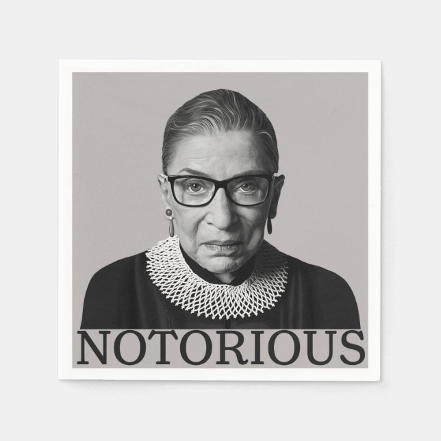 Servilleta De Papel Ruth Bader Ginsburg (Anverso)