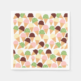 Servilleta De Papel Sabores De Crema De Hielo