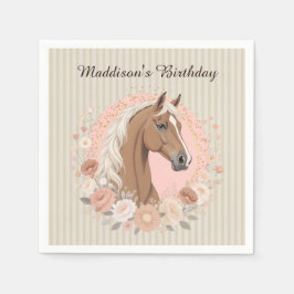 Servilleta De Papel Saddle Up Horse Party