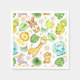 Servilleta De Papel Safari Animals Paper