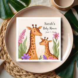 Servilleta De Papel Safari Baby Shower