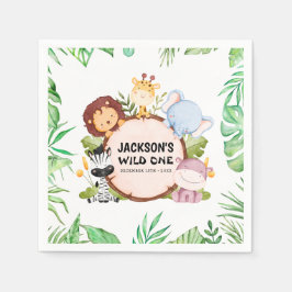 Servilleta De Papel Safari Wild One