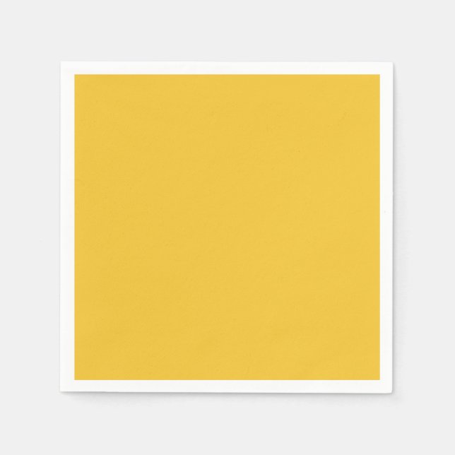 Servilleta De Papel Saffron Standard Cocktail Paper Napkin (Anverso)