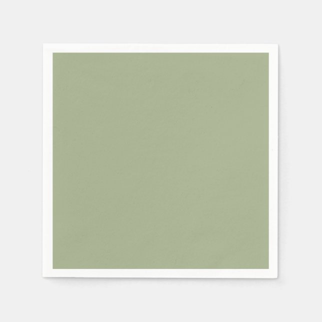 Servilleta De Papel Sage Green (Anverso)
