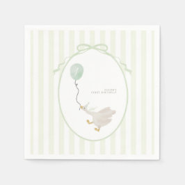 Servilleta De Papel Sage Green Silly Goose Fiestas Napkins
