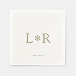 Servilleta De Papel Sage & Ivory | Moderno y elegante