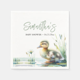 Servilleta De Papel Sage Neutral Sage Green Baby Shower