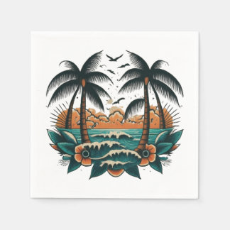 Servilleta De Papel Sailor Jerry Style